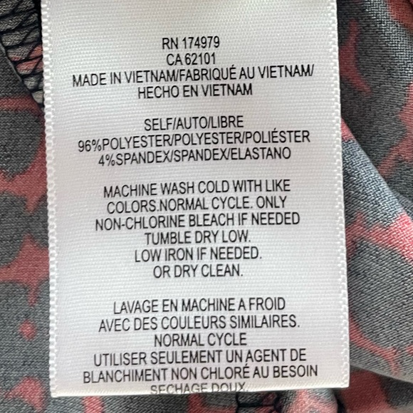 BCBGMaxAzria Faux-wrap V-neck Sleeveless Dress Medium - Picture 9 of 10